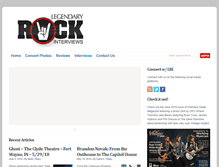 Tablet Screenshot of legendaryrockinterviews.com